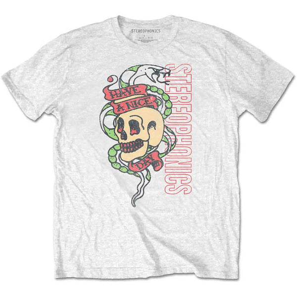 Stereophonics | Official T-Shirt | Have A Nice Day Snake