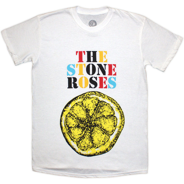 The Stone Roses | Official Band T-Shirt | Lemon Multicolour