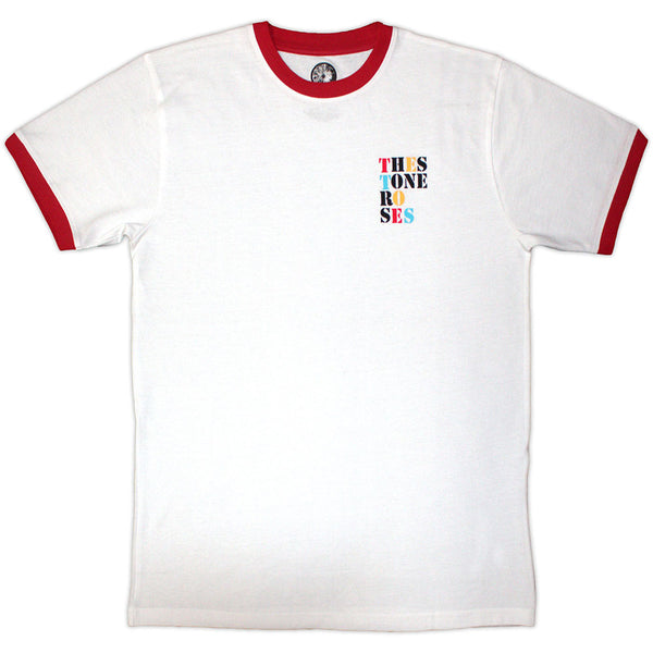 The Stone Roses | Official Ringer T-Shirt | Side Text Ringer