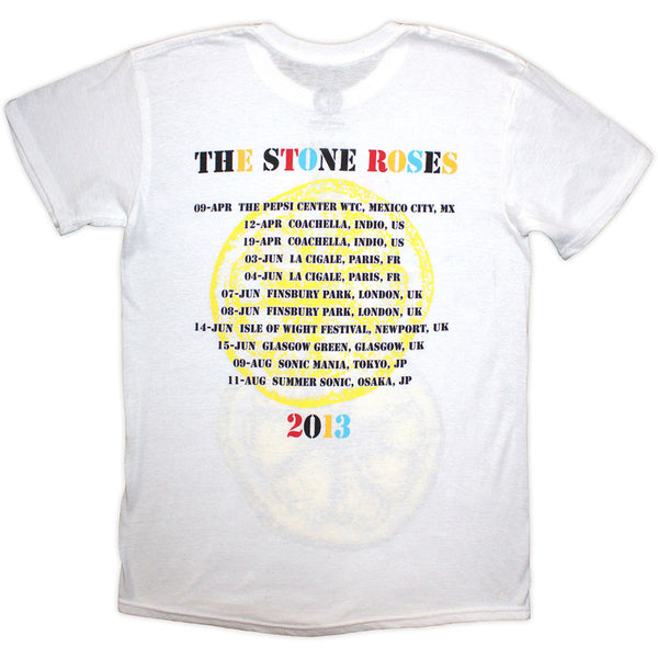 The Stone Roses | Official Band T-Shirt | Tour 2013 (Back Print)