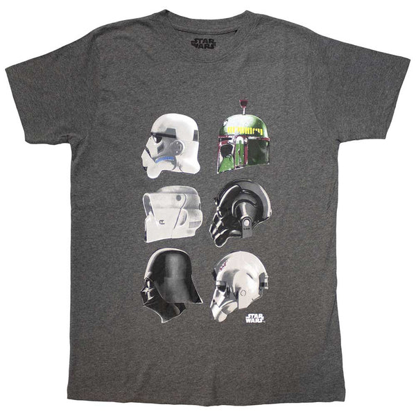 Star Wars | Official T-Shirt | Helmet Profiles