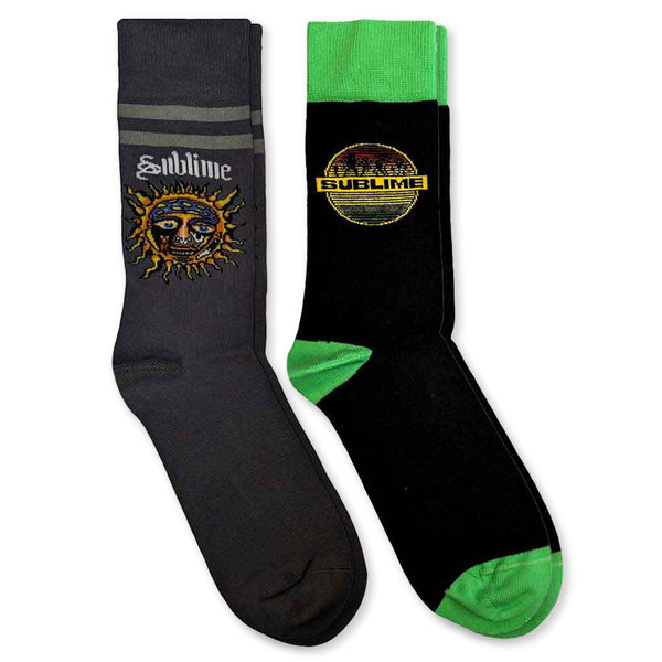 Sublime Socks 2 Pack - Adult UK 7-11 (EU 41-46, US 8-12)