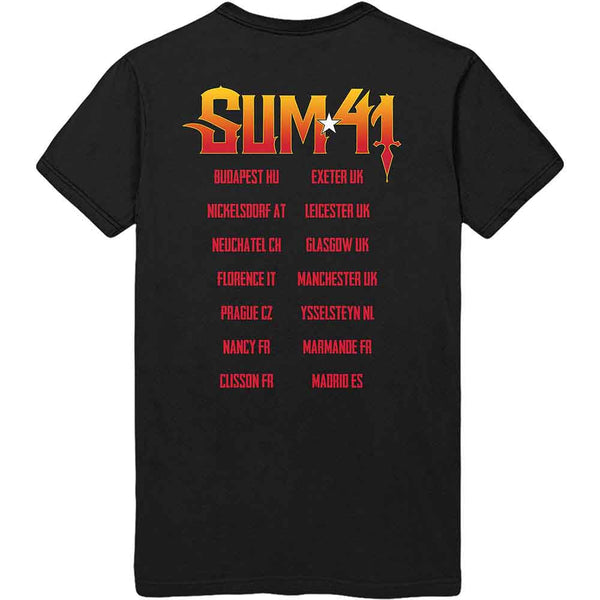 Sum 41 | Official Band T-Shirt | Out For Blood (Back Print)