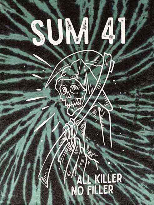 Sum 41 | Official Band T-shirt | Reaper (Wash Collection)