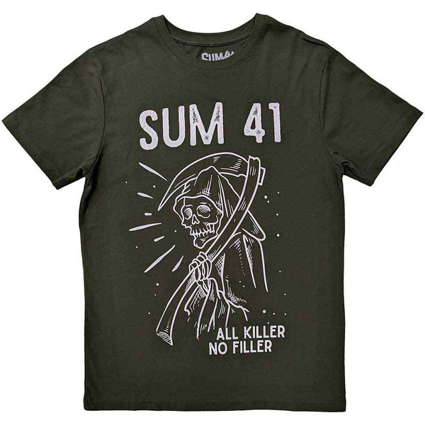 Sum 41 | Official Band T-Shirt | Reaper Green