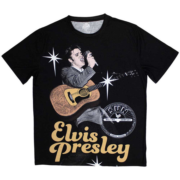 Sun Records | Official Band Sublimation T-Shirt | Elvis Mic