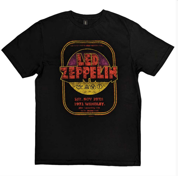 Led Zeppelin | Official Band T-shirt | 1971 Wembley