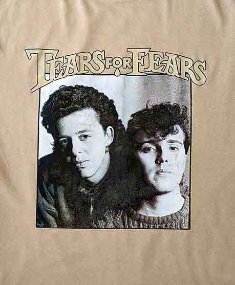 Tears For Fears | Official Band T-shirt | Throwback Photo