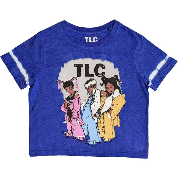 TLC | Official Band Crop Top | Cartoon (Wash Collection)