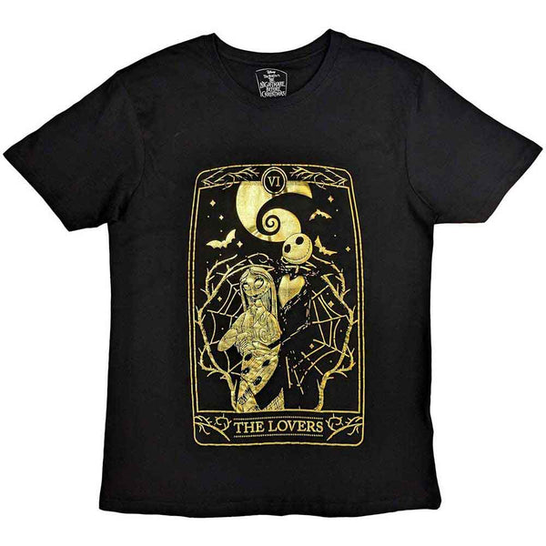 The Nightmare Before Christmas | Official Movie T-Shirt | Jack & Sally Lovers (Embellished)