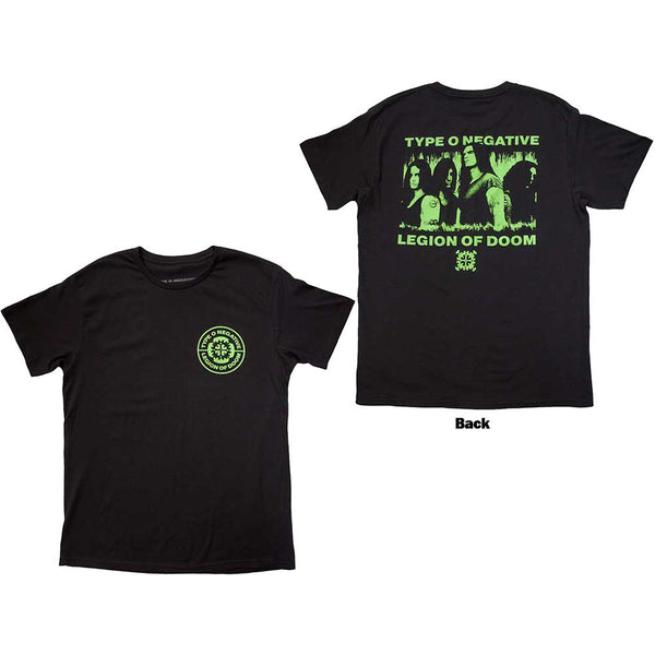 Type O Negative | Official Band T-Shirt | Legion of Doom (Back Print)