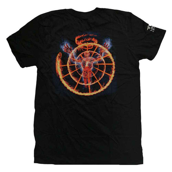 Tool | Official Band T-Shirt | Flame Spiral (Back Print)