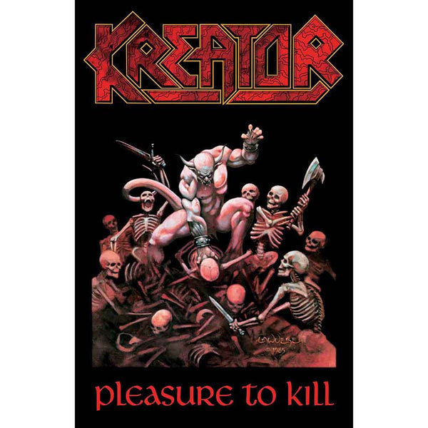 Kreator | Official Textile Poster | Pleasure To Kill