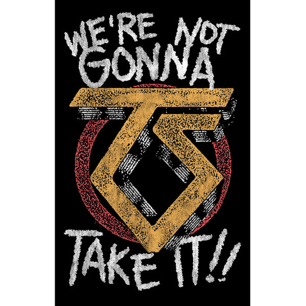 Twisted Sister Textile Poster: We're Not Gonna Take It