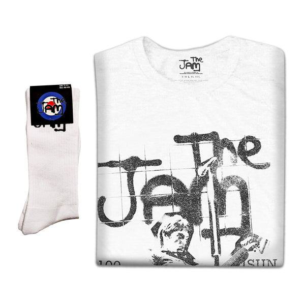 The Jam | Exclusive Band Gift Set | 100 Club 77 Tee & Socks