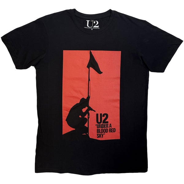 U2 | Official Band Carbon T-Shirt | Blood Red Sky (Black)