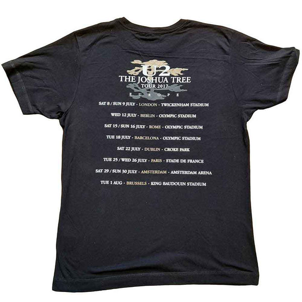 U2 | Official Band T-Shirt | Joshua Tree Photo (Ex-Tour & Back Print)