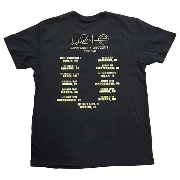 U2 | Official Band T-Shirt | Logo 2018 (Ex-Tour & Back Print)