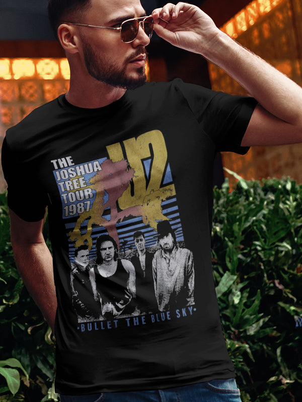 U2 | Official Band T-Shirt | Bullet The Blue Sky