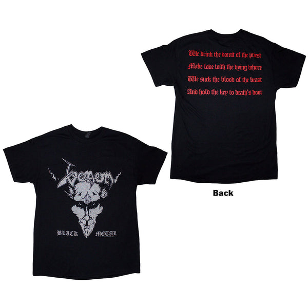 Venom | Official T-Shirt | Black Metal (Back Print)