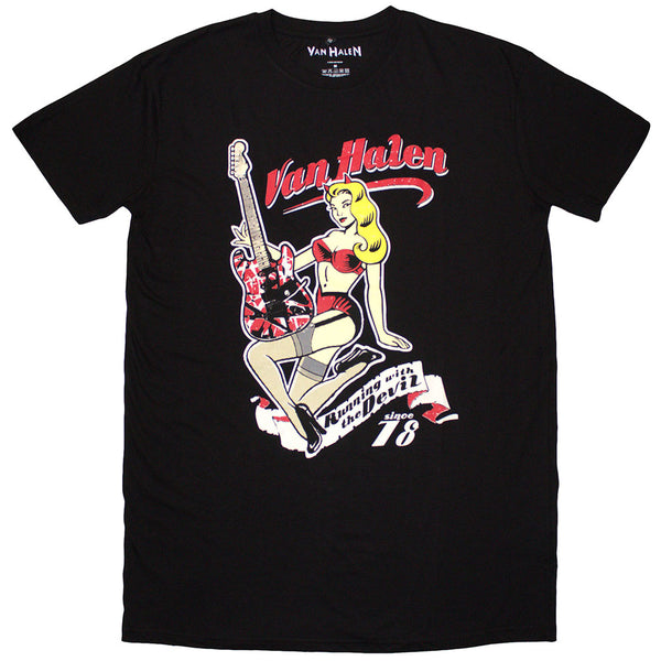 Van Halen | Official Ladies T-Shirt Dress | Running With The Devil