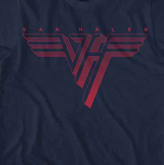 Van Halen | Official Band T-shirt | Classic Red Logo