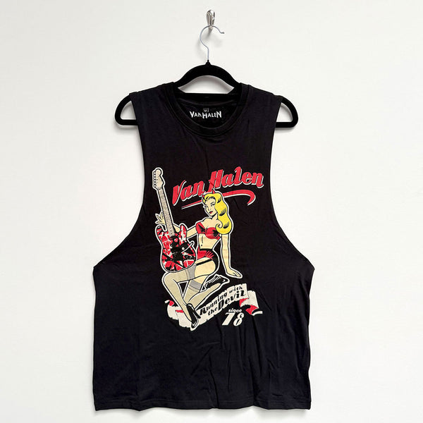 Van Halen | Official Band Vest T-Shirt | Running With The Devil