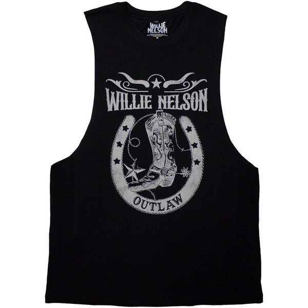 Willie Nelson | Official Band Vest T-Shirt | Outlaw