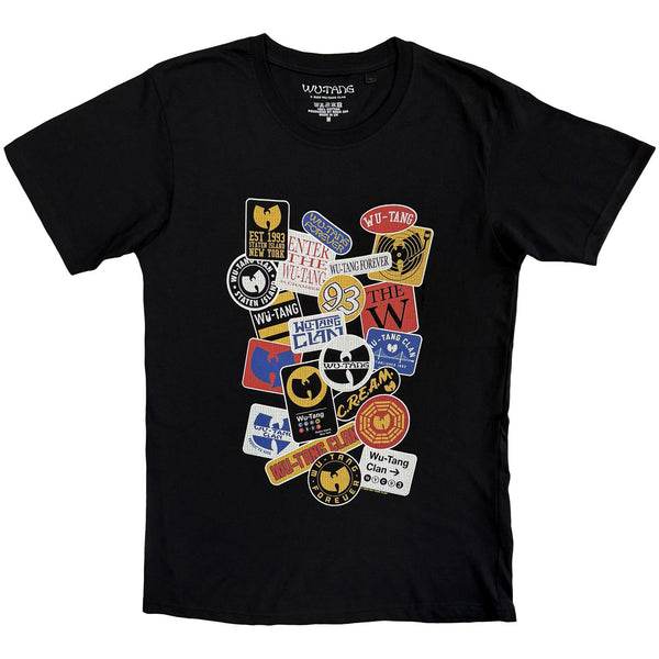Wu-Tang Clan | Official Band T-Shirt | Badges (Black)