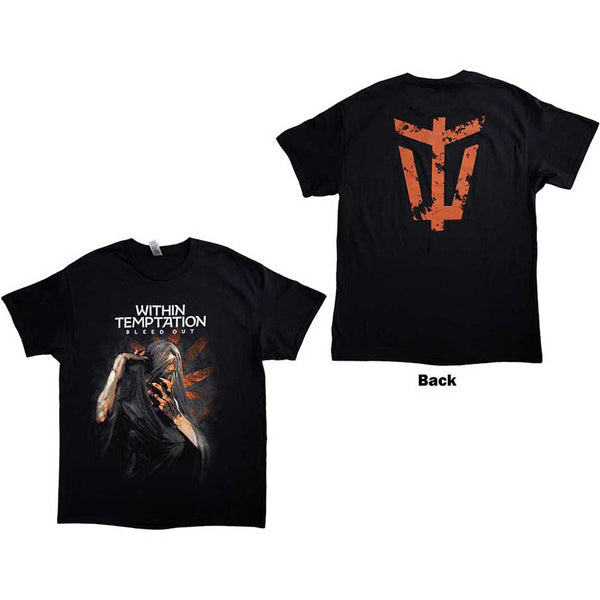 Within Temptation | Official Band T-Shirt | Bleed Out Album (Back Print)