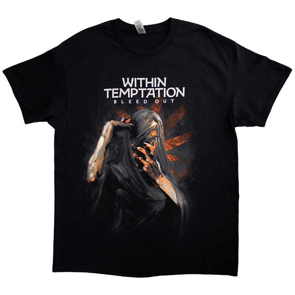 Within Temptation | Official Band T-Shirt | Bleed Out Album (Back Print)