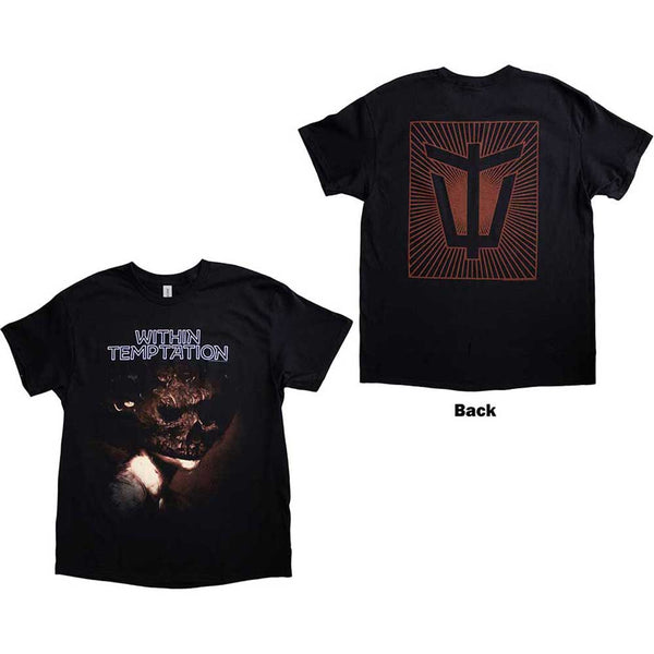 Within Temptation | Official Band T-Shirt | Bleed Out Single (Back Print)