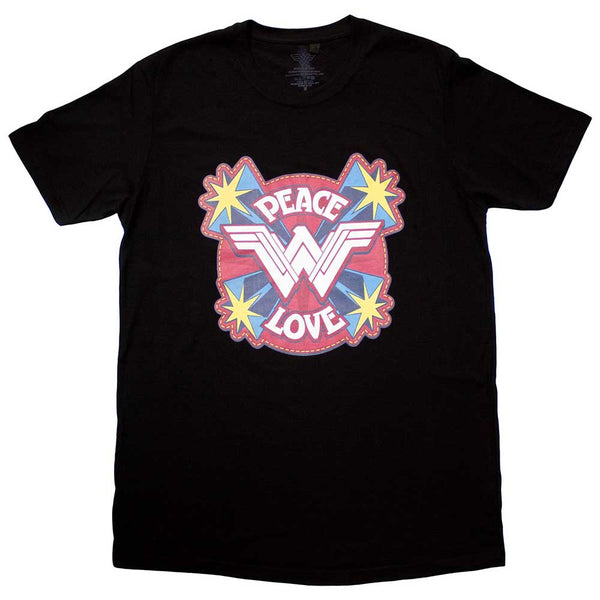 DC Comics | Official Movie T-Shirt | Wonder Woman Peace & Love