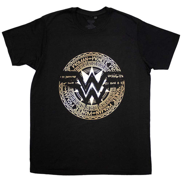 DC Comics | Official Movie T-Shirt | Wonder Woman Gold Circle