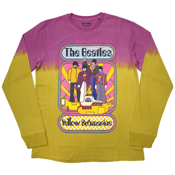 The Beatles | Official Band Long Sleeve T-Shirt | Yellow Submarine Band Frame