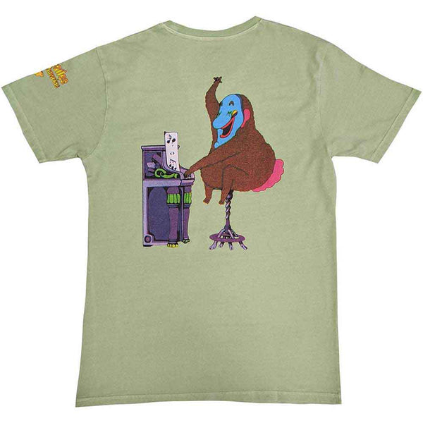 The Beatles | Official Band T-Shirt | Yellow Submarine Magic Piano (Back Print)