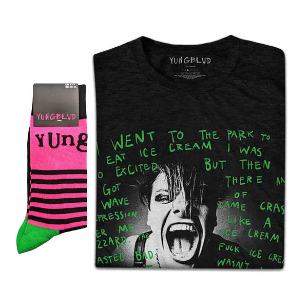 Yungblud | Exclusive Band Gift Set | Lyric Photo & Socks - Gift set