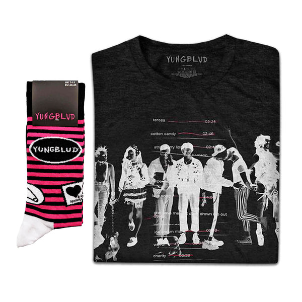 Yungblud | Exclusive Band Gift Set | Weird Track list (Eco-Friendly) & Socks - Gift set