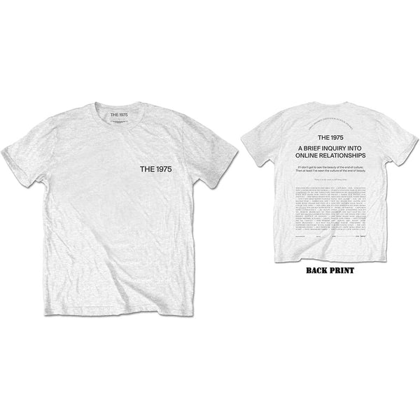 The 1975 | Official Band T-Shirt | ABIIOR Wecome Welcome (Back Print)