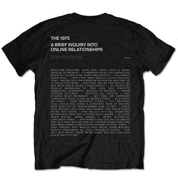 The 1975 | Official Band T-Shirt | ABIIOR Wecome Welcome Version 2. (Back Print)