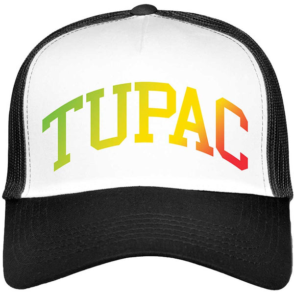 Tupac Unisex Mesh Back Cap: Gradient Logo