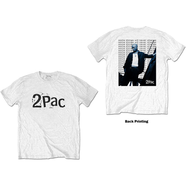 Tupac | Official Band T-Shirt | Changes Back Repeat (Back Print)