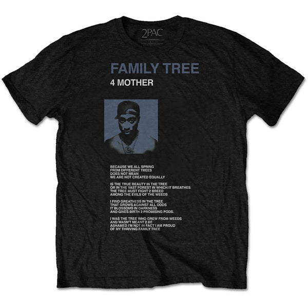 Tupac | Official Band T-Shirt | Family Tree