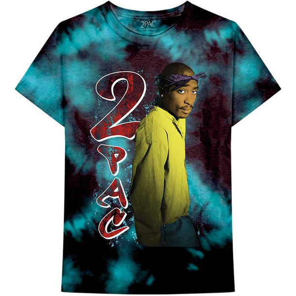 Tupac | Official Band T-Shirt | Vintage Tupac (Dye-Wash)