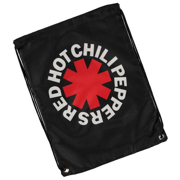 Red Hot Chili Peppers Gift Set with Draw-string bag, metal Keychain, 2 x Vinyl Sticker Pack and 2 x Woven Keychain