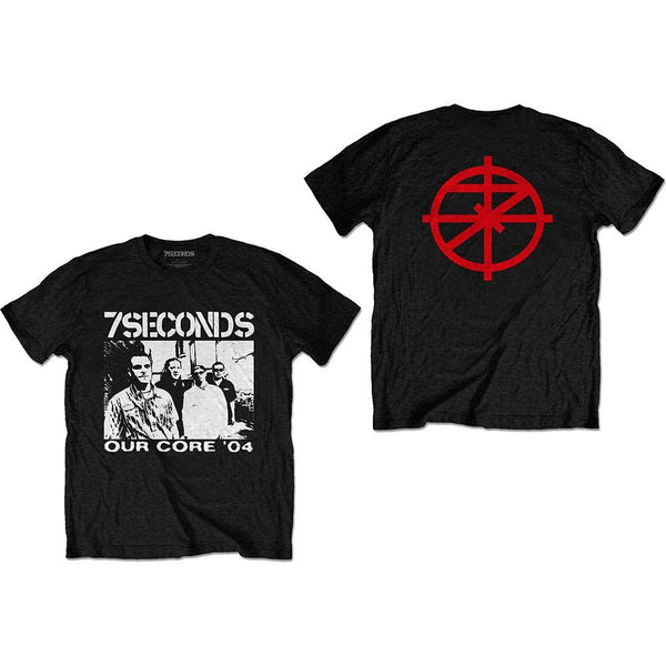 7 Seconds | Official Band T-Shirt | Our Core (Back Print)