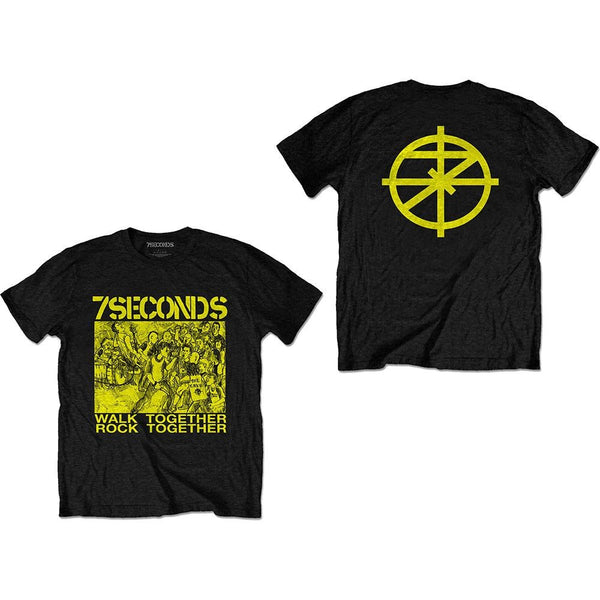 7 Seconds | Official Band T-Shirt | WTRT (Back Print)