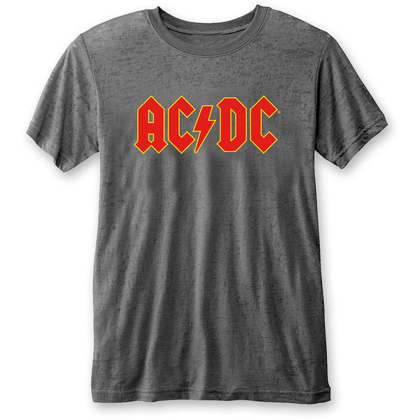 AC/DC | Official Band T-Shirt | Logo (Burn Out)