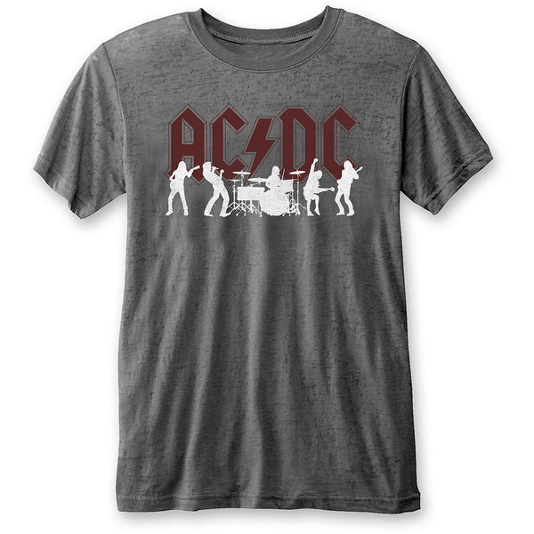 AC/DC | Official Band T-Shirt | Silhouettes (Burn Out)