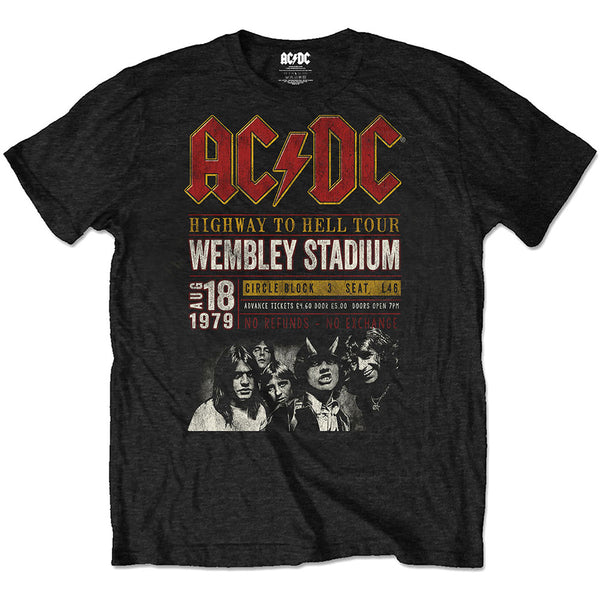 AC/DC Unisex Eco-T-Shirt: Wembey '79